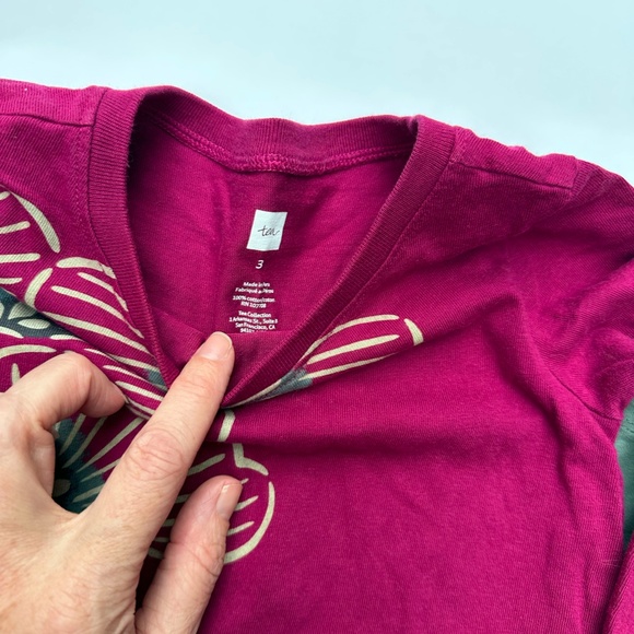 Lot of 3 Tea Collection Dresses and matching leggings, size 3 Girls - Picture 2 of 9